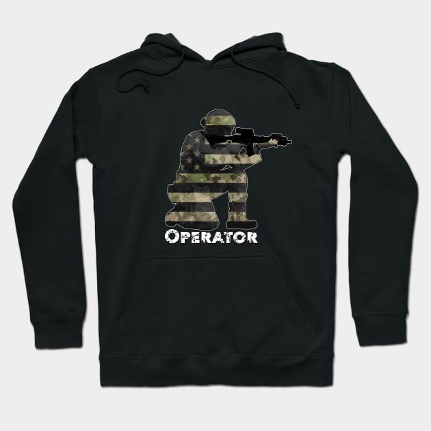 Operator - Multicam Hoodie by blackphantasm